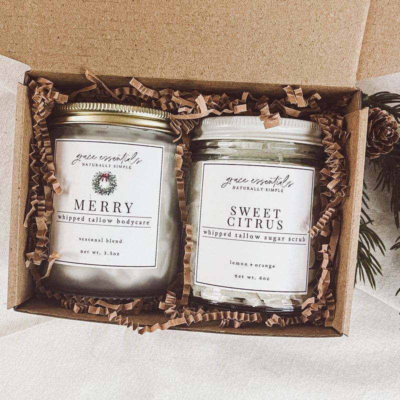 Christmas Gift Box || Whip + Sugar Scrub Options