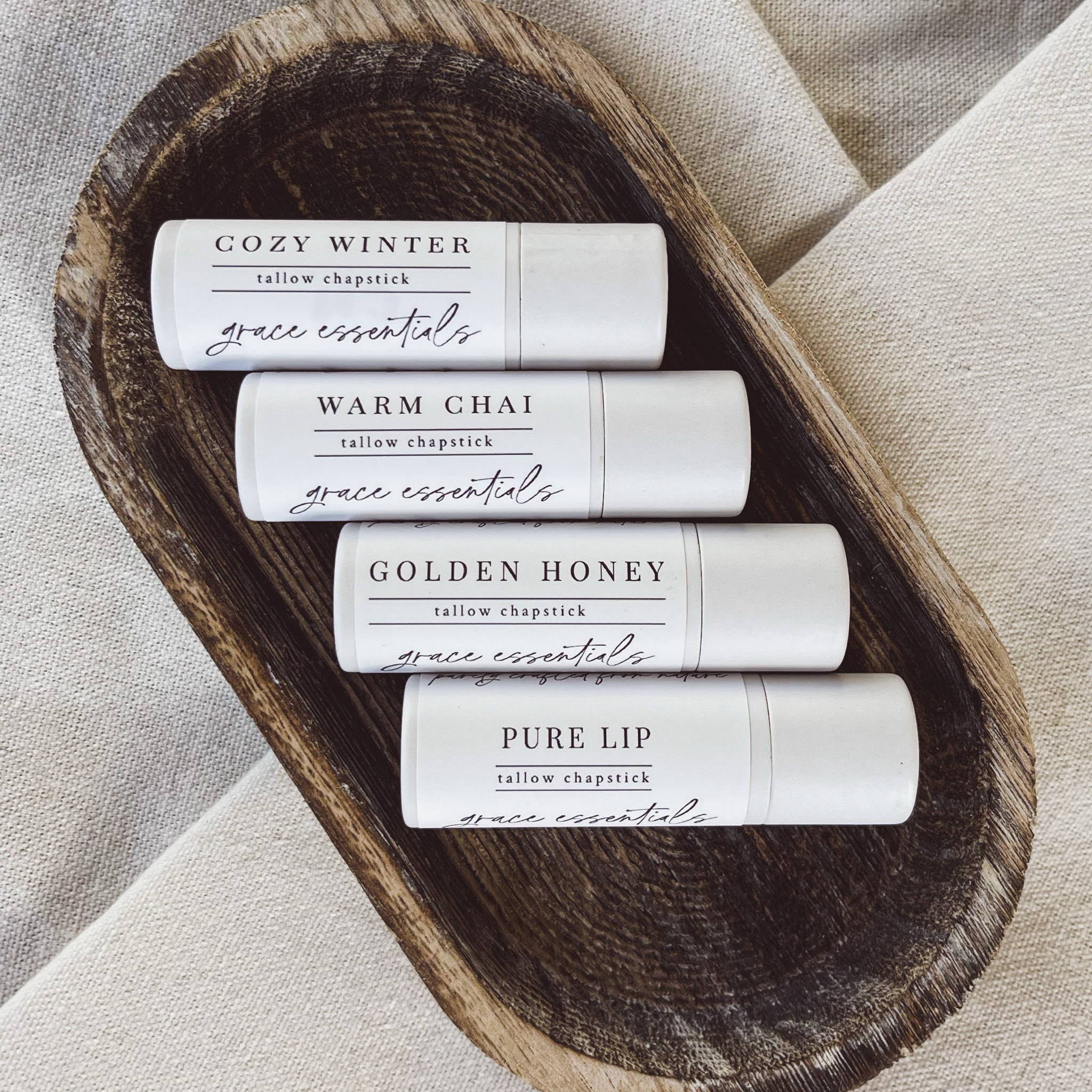 Cozy Winter Chapstick || Peppermint + Orange + Vanilla