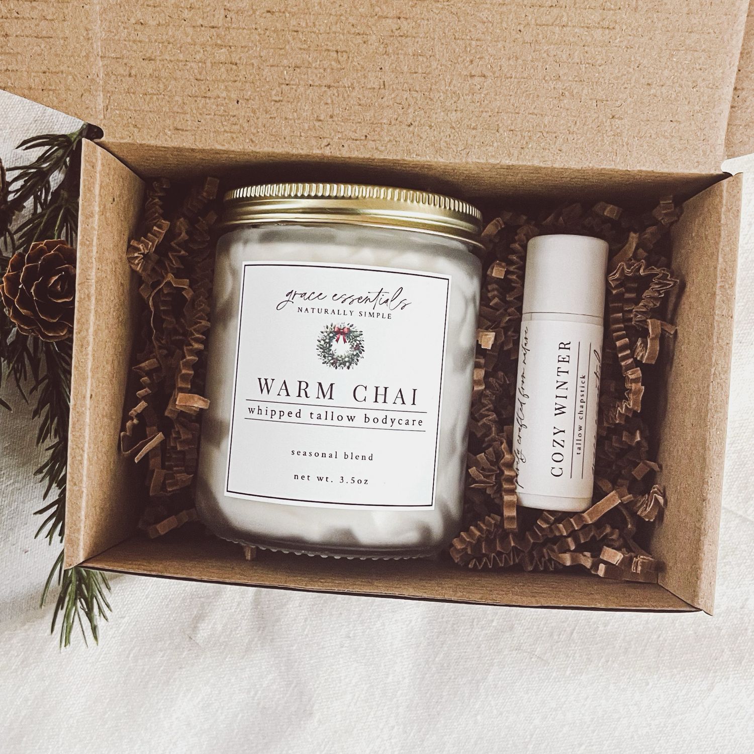 Christmas Gift Box || Whip + Chapstick Options Christmas Gift Box || Whip + Chapstick Options