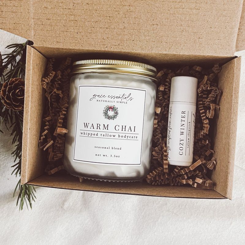 Christmas Gift Box || Whip + Chapstick Options