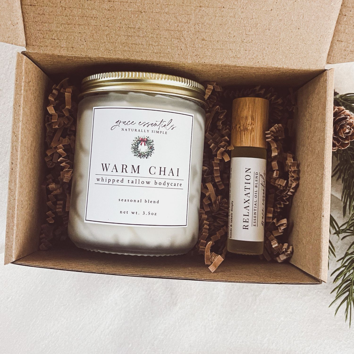 Christmas Gift Box || Whip + Roller Options