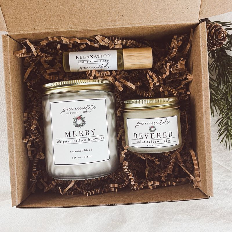 Christmas Gift Box || Whip + Balm + Roller Options