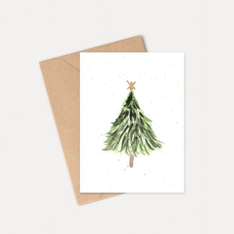 Christmas Tree || Cards by ELLA || Set of 6