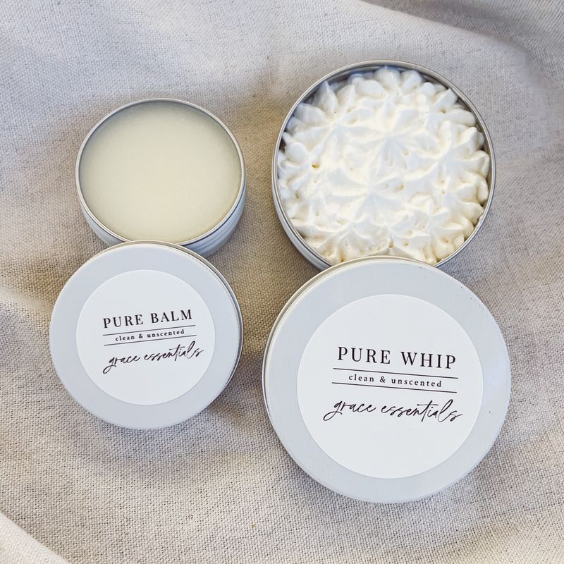 PURE Balm & Whip Travel Set || Unscented