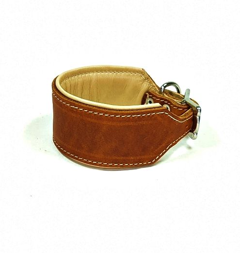 Greyhound leather collar, color color Nr cm wide