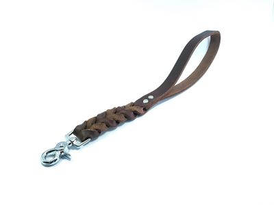 Short Leather Lead