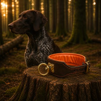 Leather Blood Tracking Collars