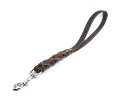 Short Leather Lead