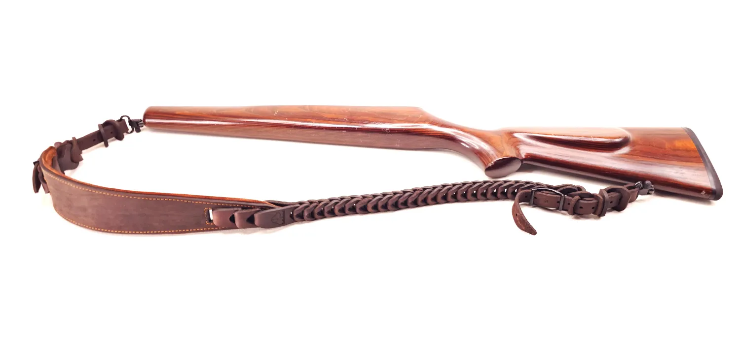 Rifle slings with spring effect