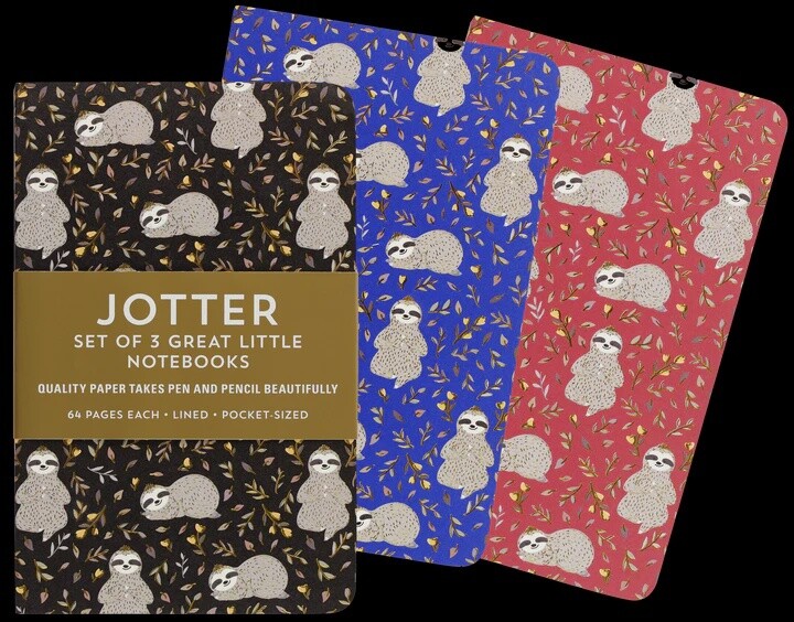 Jotter Mini Notebooks: Sloths
