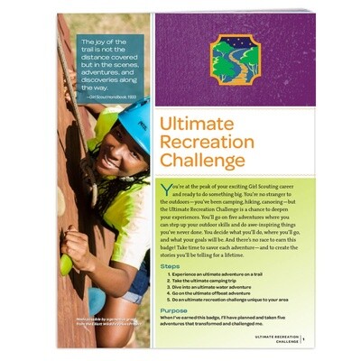 Ambassador Ultimate Recreation Challenge Badge Requirements