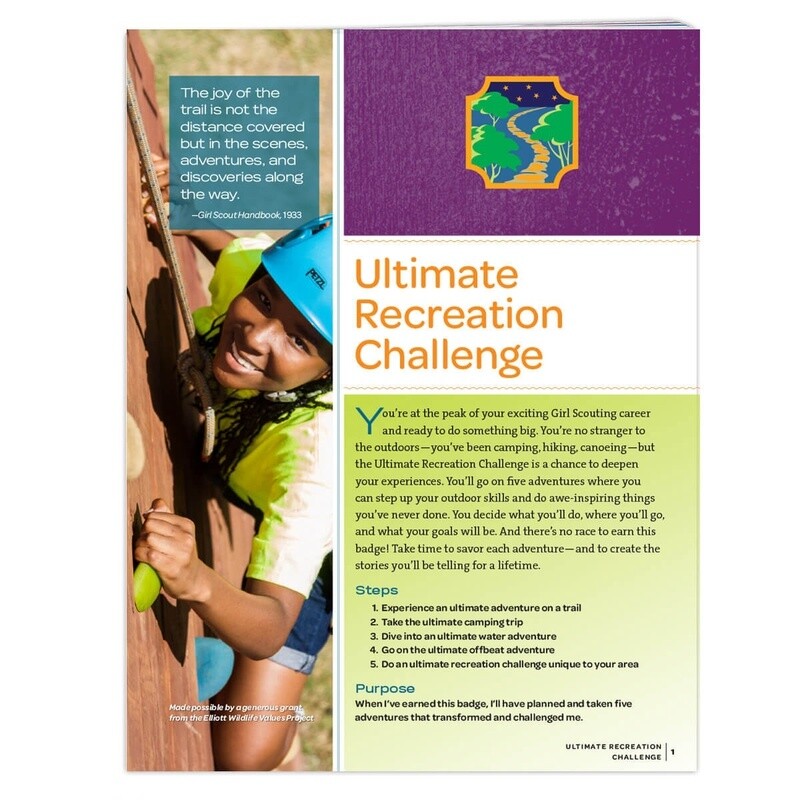 Ambassador Ultimate Recreation Challenge Badge Requirements