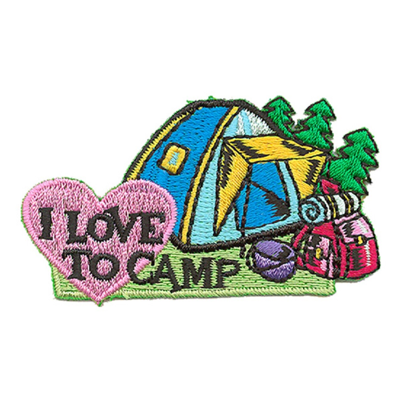 I Love To Camp Patch