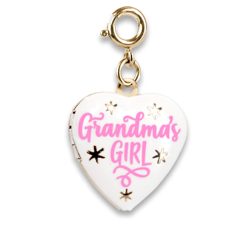 Gold Grandma&#39;s Girl Locket Charm