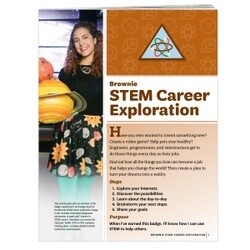 Brownie STEM Career Exploration Badge Requirements