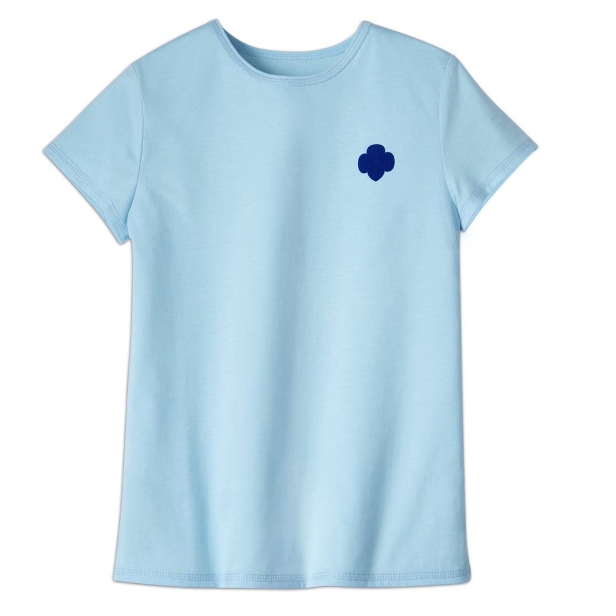 Classic Trefoil T-Shirt, Color: Sky, Size: SM