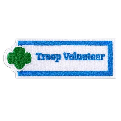 Troop Volunteer Iron-On Patch