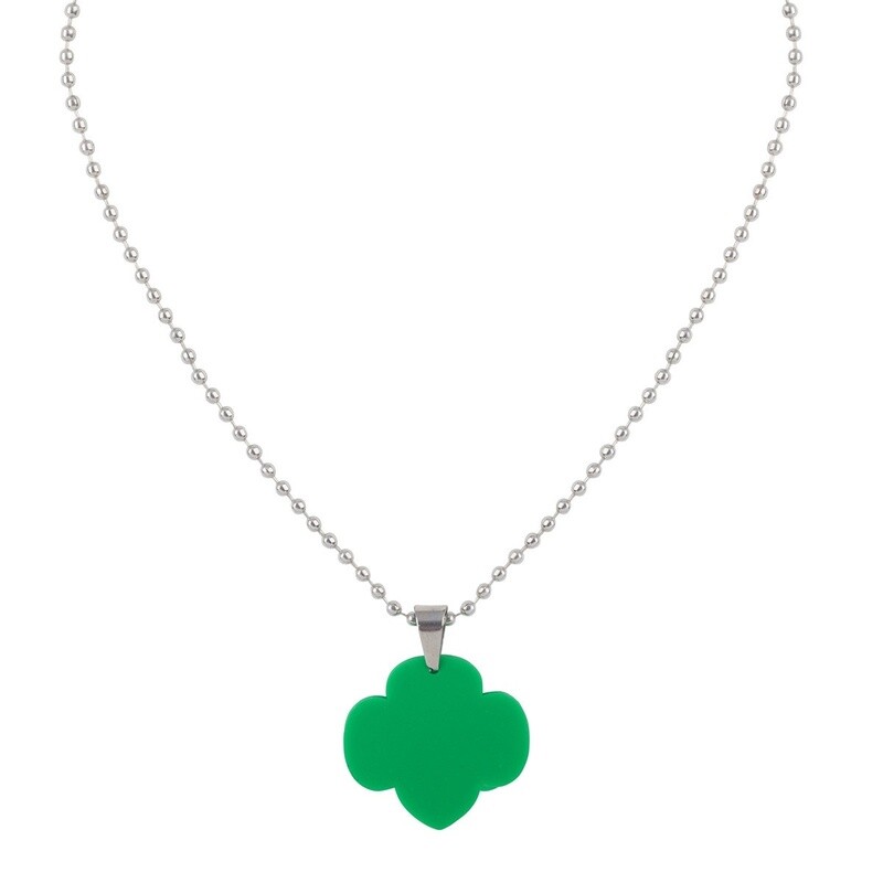 Trefoil Ball Chain Necklace