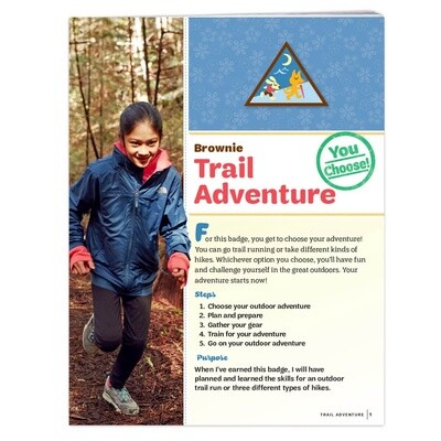 Brownie Trail Adventure Badge Requirements