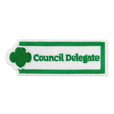 Council Delegate Iron-On Patch