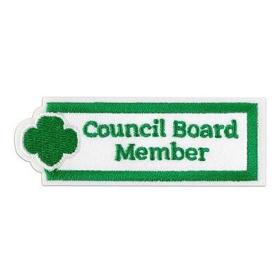 Council Board Member Iron-On Patch