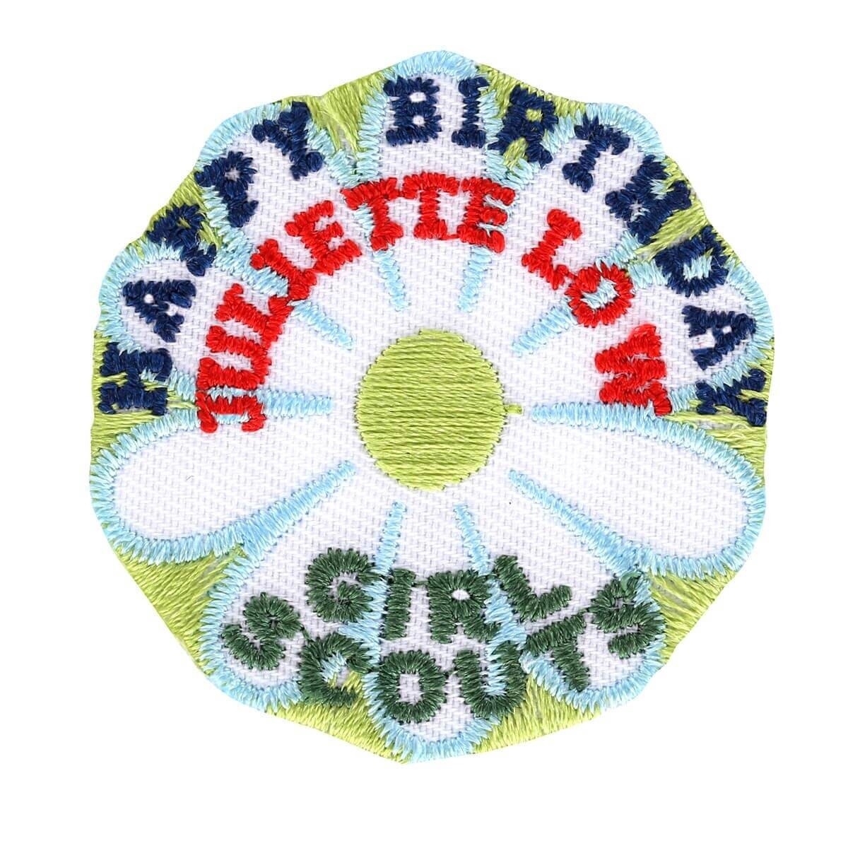 Happy Birthday Daisy JGL Iron-On Patch