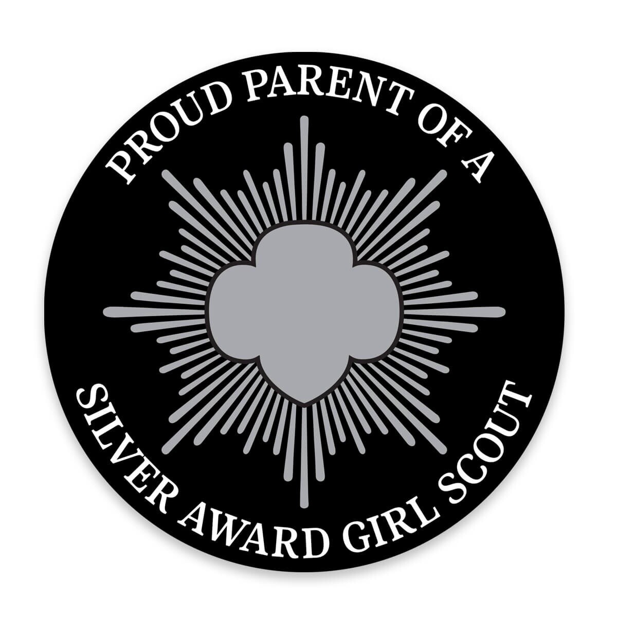 Silver Award Car Magnet