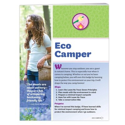 Junior Outdoor Eco Camper Badge Requirements