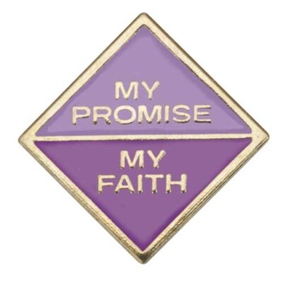 Junior My Promise, My Faith Pin - Year 1