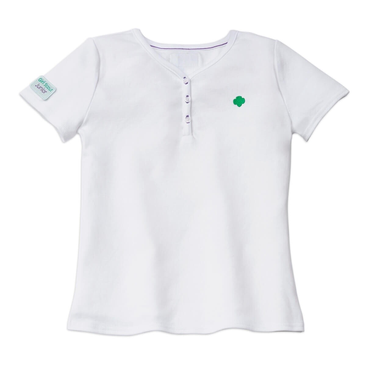 Girl Scout Junior Henley, Size: LG