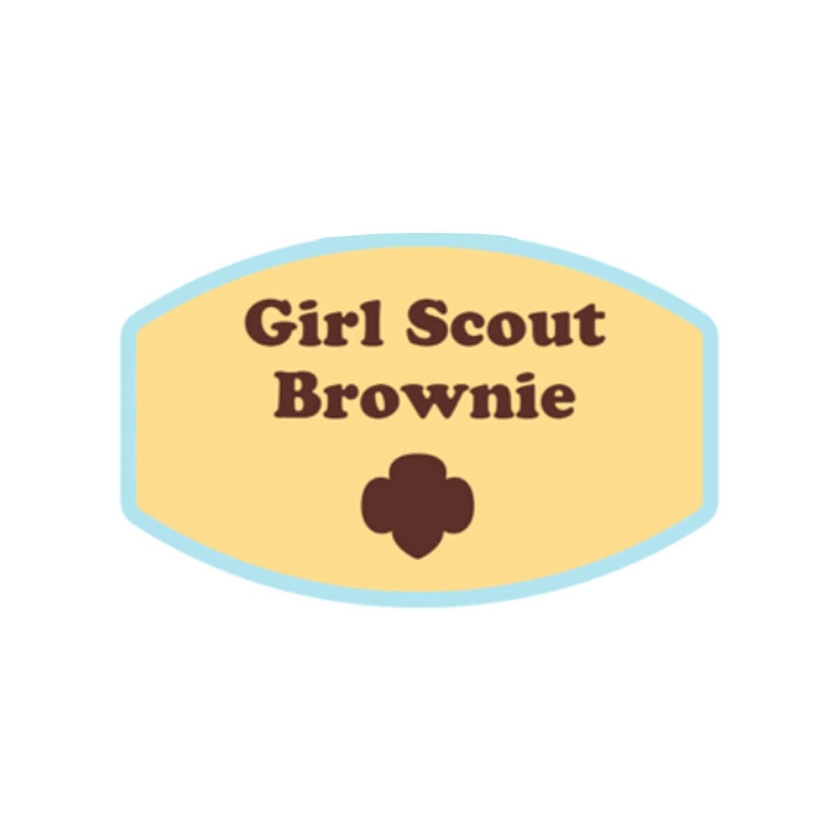 Girl Scout Brownie Decal