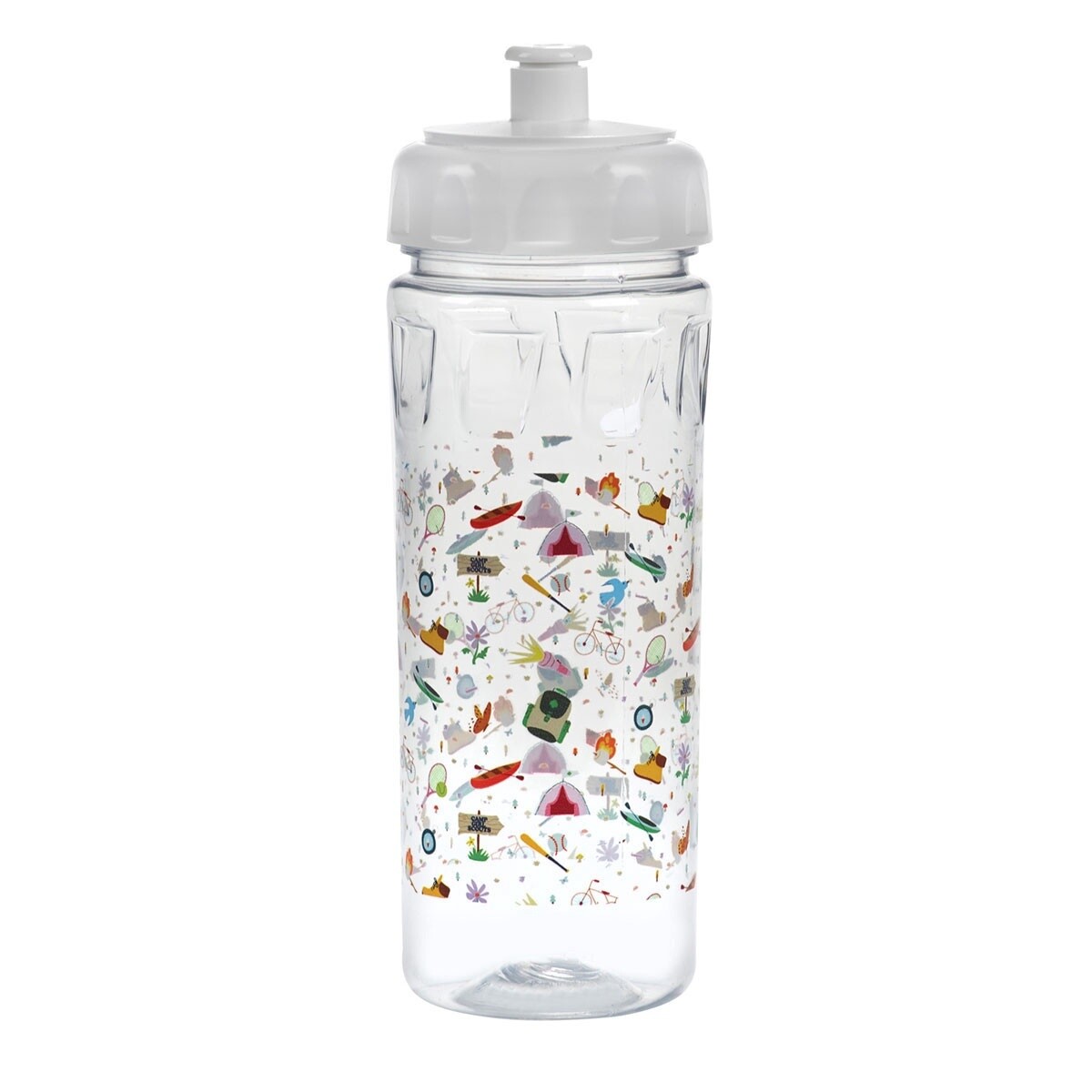 Camp Scene Water Bottle