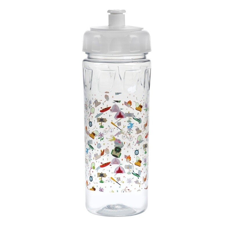 Camp Scene Water Bottle