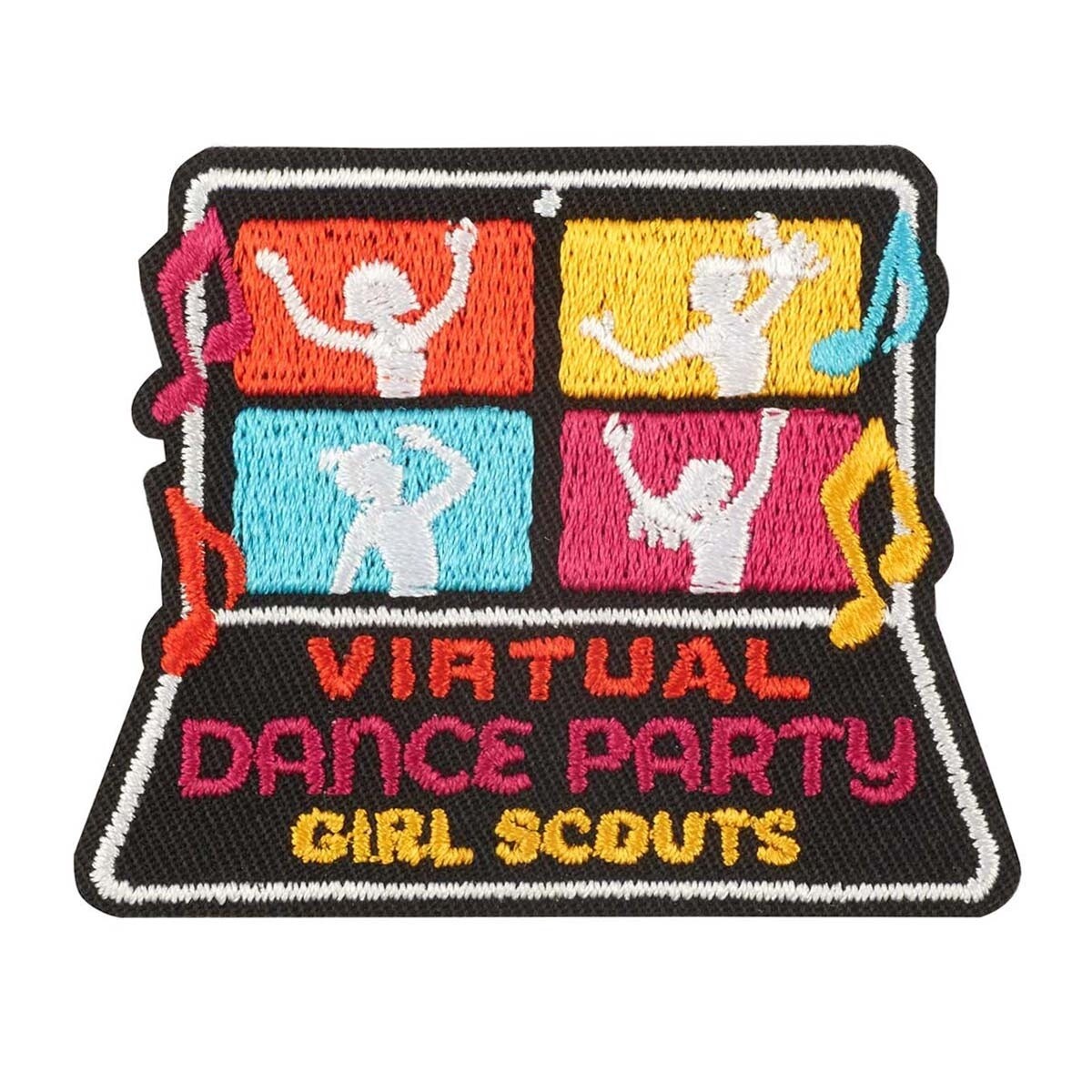 Virtual Dance Party Iron-On Patch