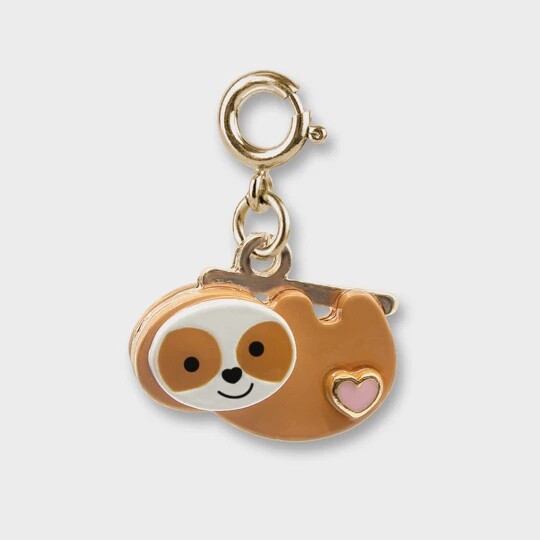 Gold Sloth Charm