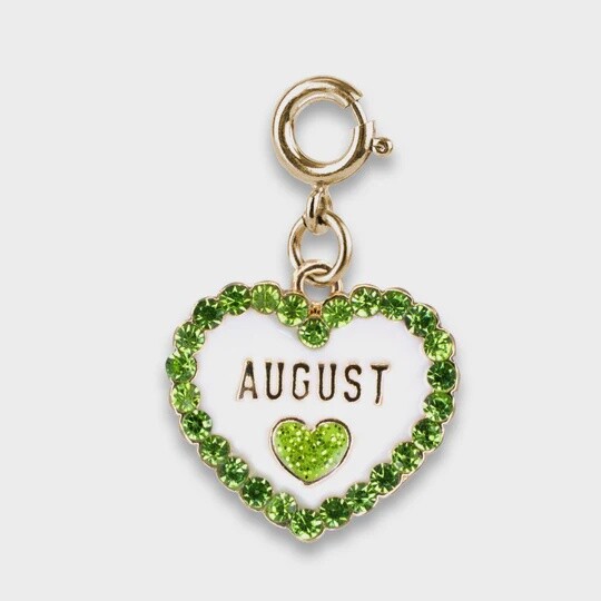 Gold August Birthstone Charm