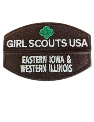 Girl Scout Brownie Council Identification Set -Eastern Iowa and Western Illinois