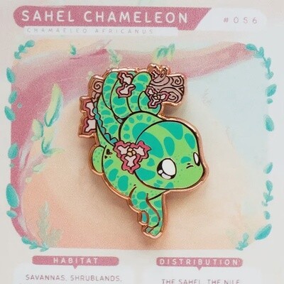 Sahel Chameleon Enamel Pin