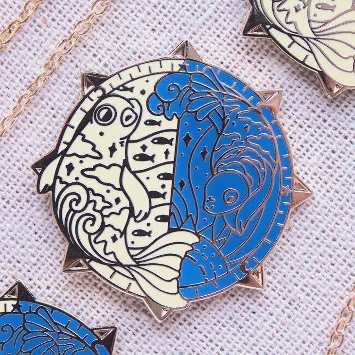 Star Chart Weddell Seals Enamel Pin