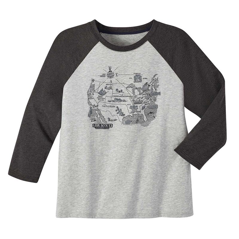 Map Of US Baseball T-Shirt