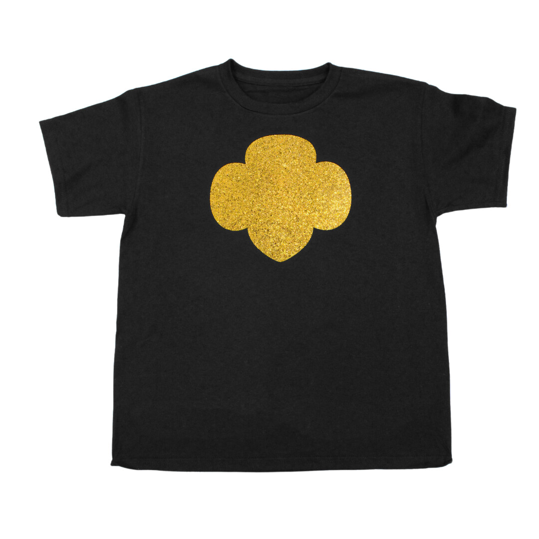 Black and Gold Shirt, Size: YSM
