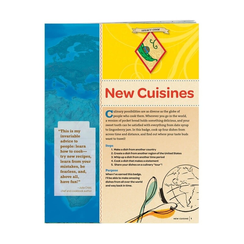 Cadette New Cuisines Badge Requirements