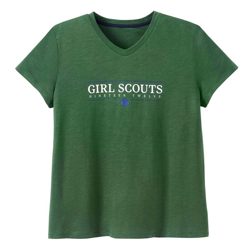 Green V-Neck T-Shirt