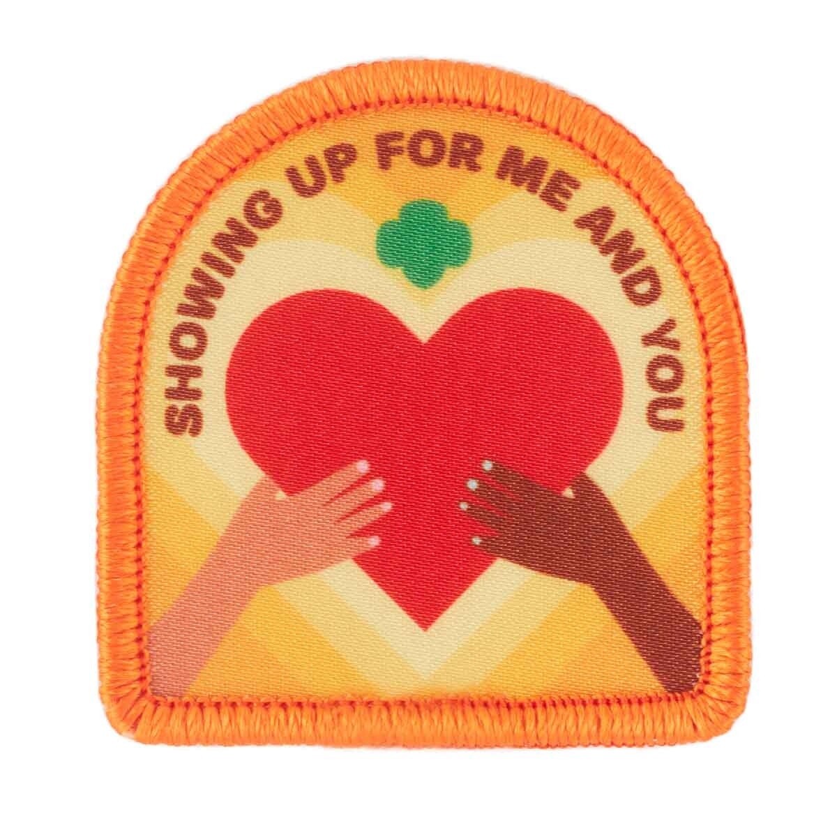 Senior And Ambassador Mental Health Awareness Sew-On Patch — Showing Up For Me And You