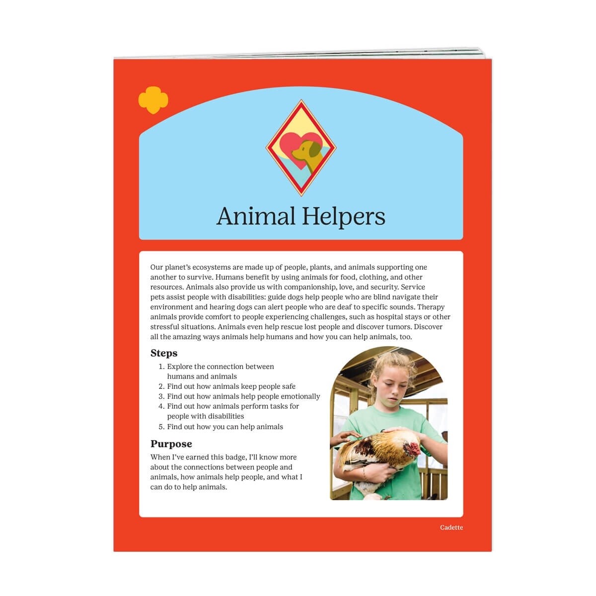 Cadette Animal Helpers Badge Requirements