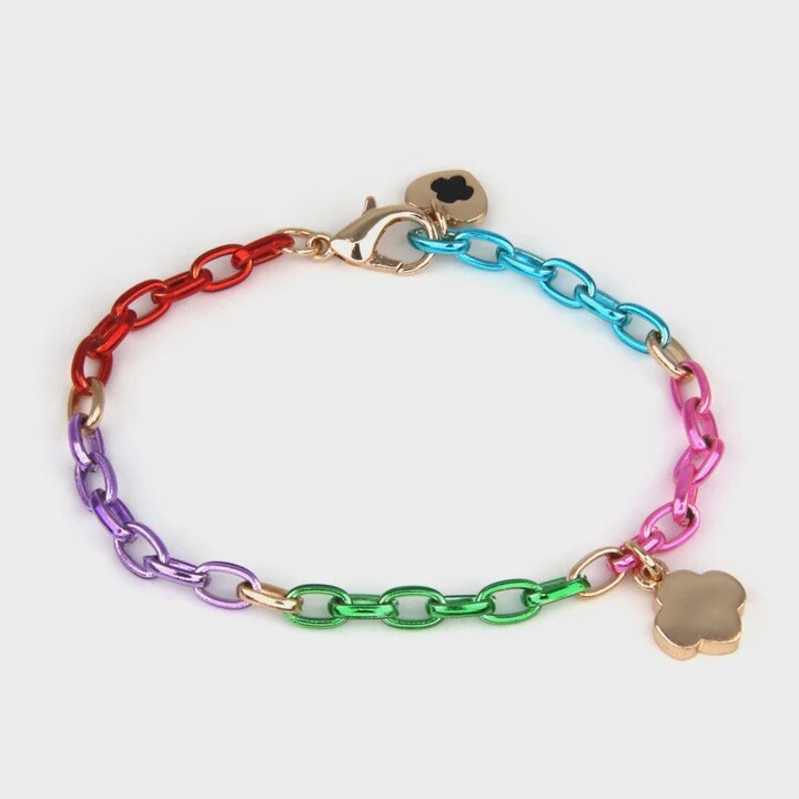 Girl Scout Gold Multi Chain Bracelet