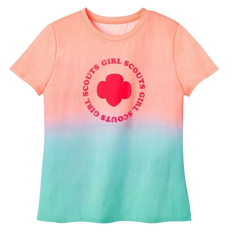 Women&#39;s Neon Trefoil Gradient T-Shirt