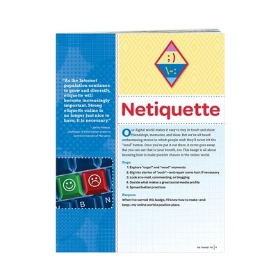 Used Cadette Netiquette Badge Requirements