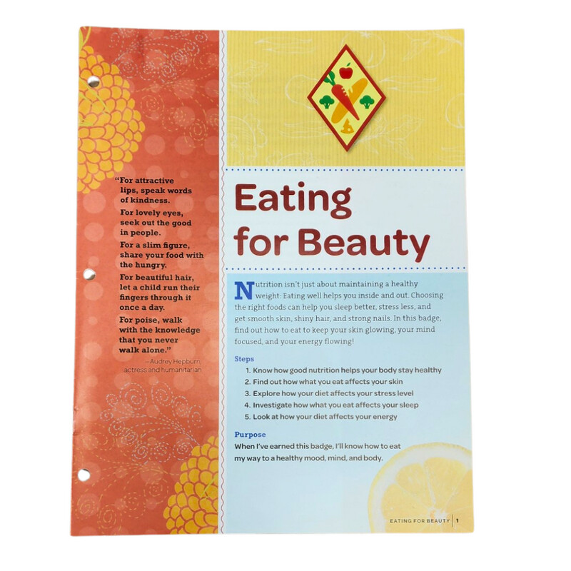 Used Cadette Eating For You/Beauty Badge Requirements