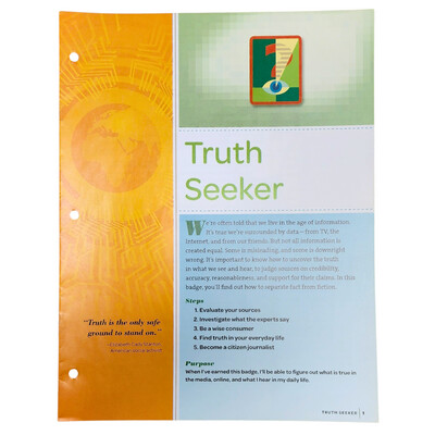 Used Senior Truth Seeker Badge Requirements